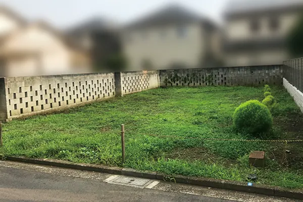 土地クリーン＆メンテナンス前