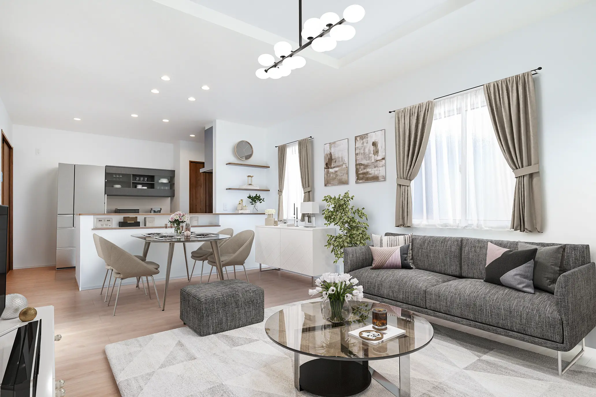 家具ありのお部屋(CG)