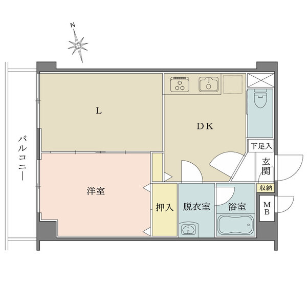 ＧＳハイム第二金町の間取図