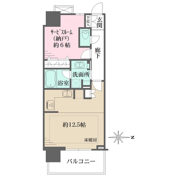 浅草タワーの間取図