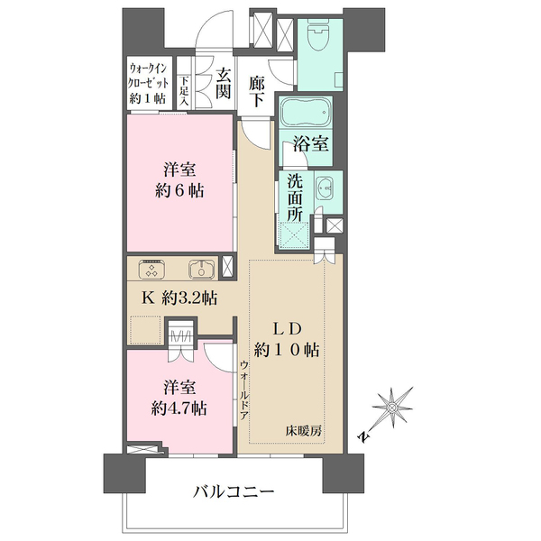 ザ・パークハウス曳舟の間取図