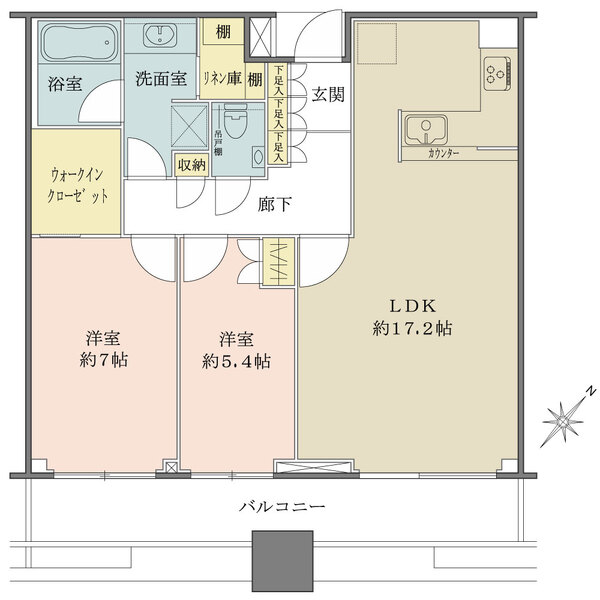 ステーションガーデンタワーの間取図