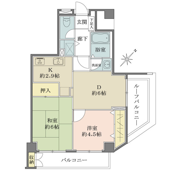 ハイシティ取手の間取図