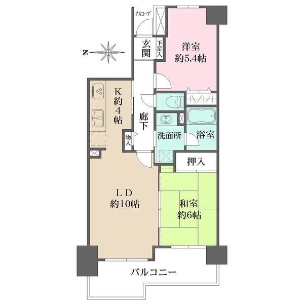 ファミールプラザ草加の間取図