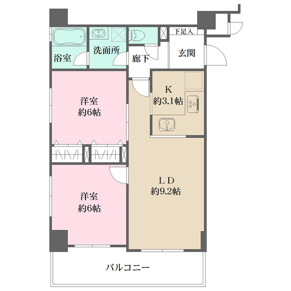 アリュージュ南千住の間取図