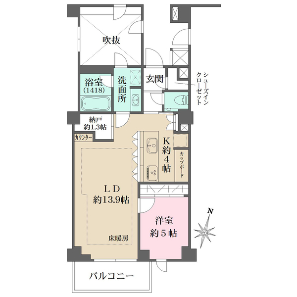 スタイルハウス下北沢の間取図