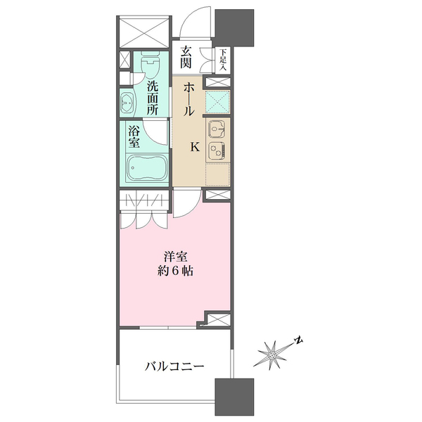 パークハウス代々木公園ラフィナートの間取図