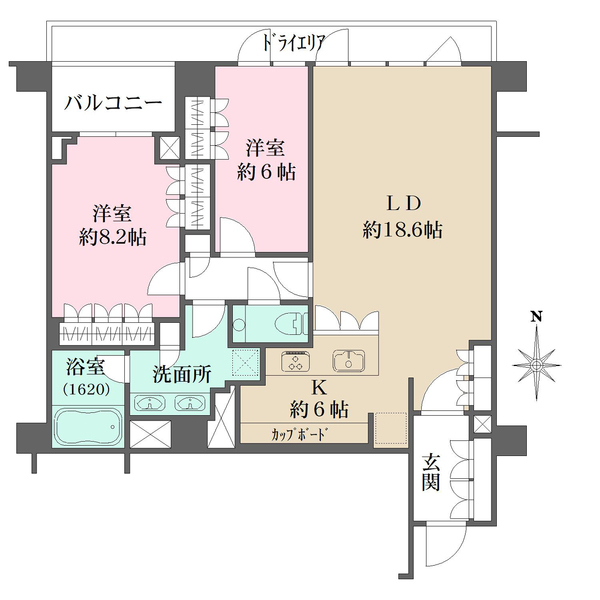グランドメゾン渋谷大山町の間取図