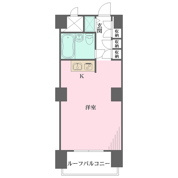 藤和ハイタウン新宿の間取図
