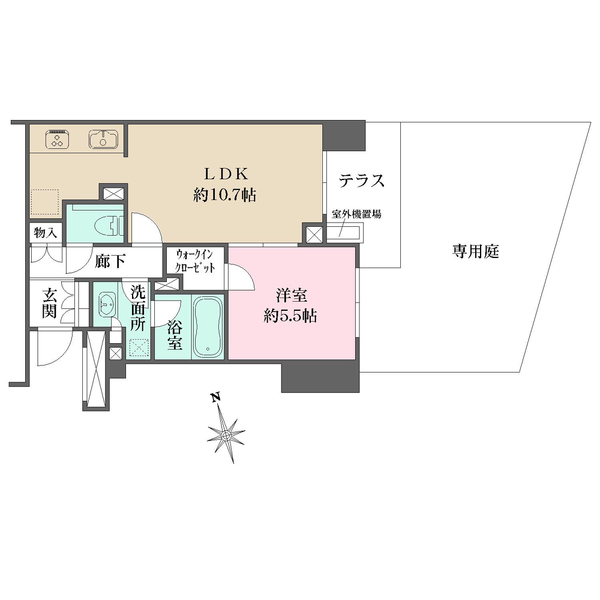 ウェルズパーク落合南長崎の間取図