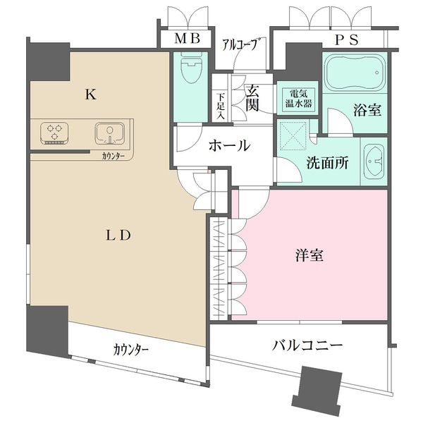 新宿アインスタワーの間取図