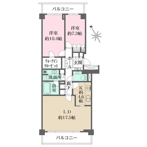 パークハウス代々木公園の間取図