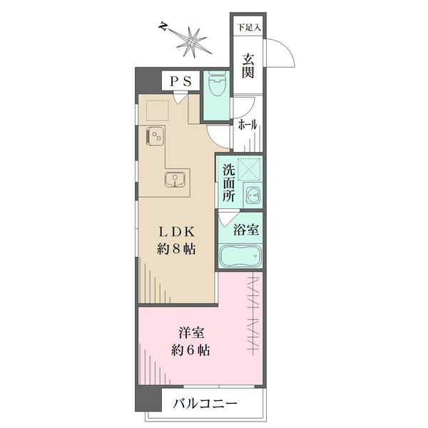 キャッスル日吉の間取図