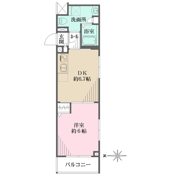 MAXIV百合ヶ丘TREの間取図