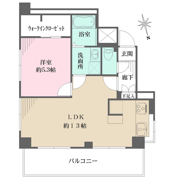 藤和世田谷コープIIIの間取図