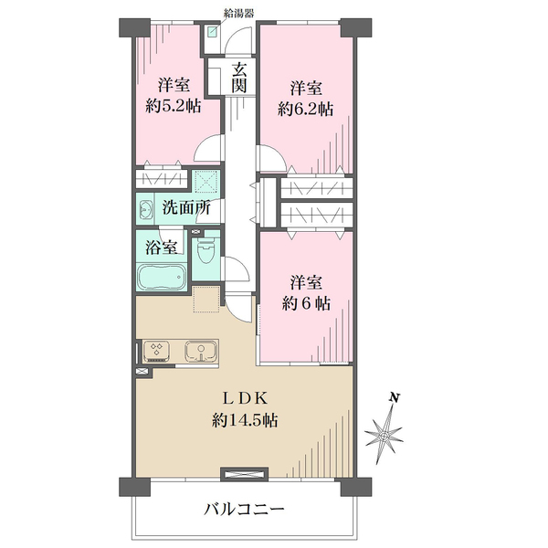 クイーンシティ町田の間取図