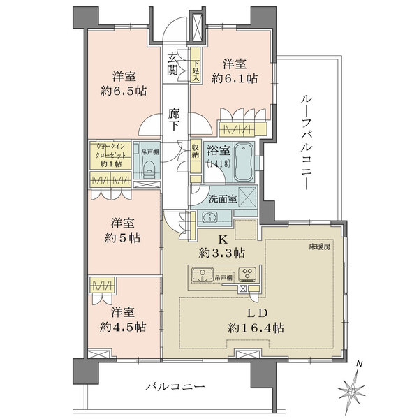 ザ・パークハウス千歳烏山グローリオの間取図