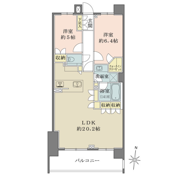 ザ・パークハウス文京護国寺の間取図
