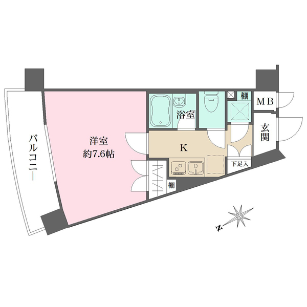 パレステュディオ大塚の間取図