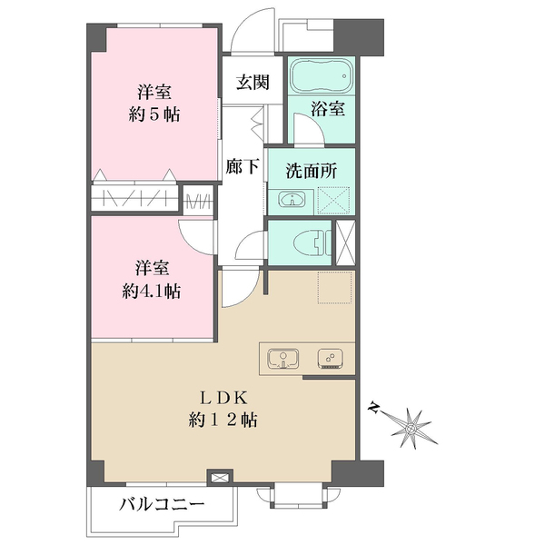 ルーエ成増の間取図