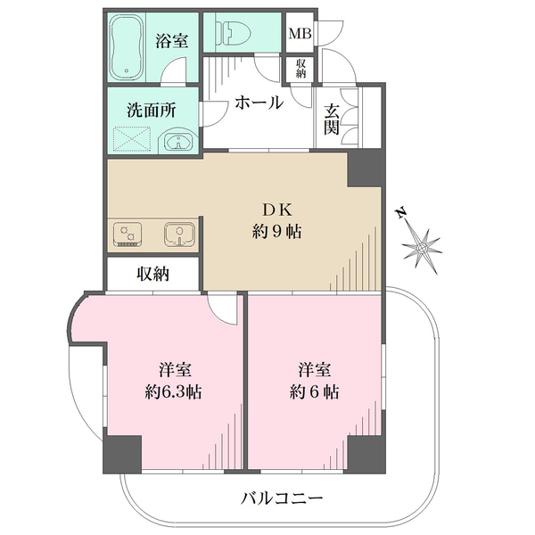 コスモス26上池袋の間取図