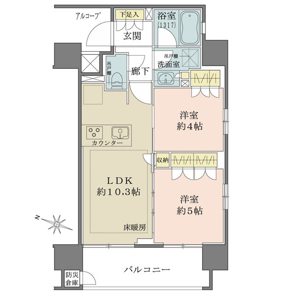 レ・ジェイド板橋本町の間取図
