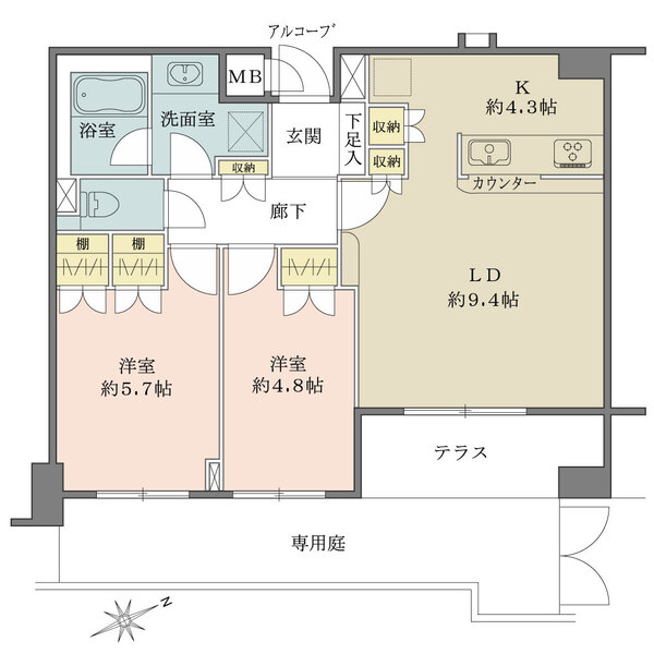 藤和シティコープ江田の間取図