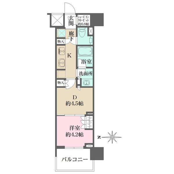ザ・パークハウスアーバンス渋谷の間取図