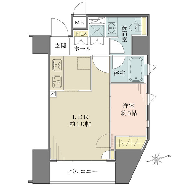 シュロス中野の間取図