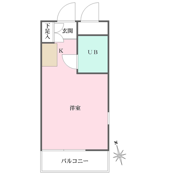 ハイシティ学芸大学第3の間取図