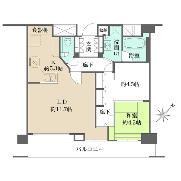 渋谷アインスの間取図