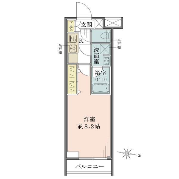 ARCOBALENO SAKURASHINMACHImedium物件間取図