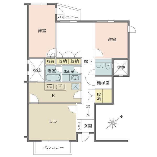 上目黒ハイムアネックスの間取図