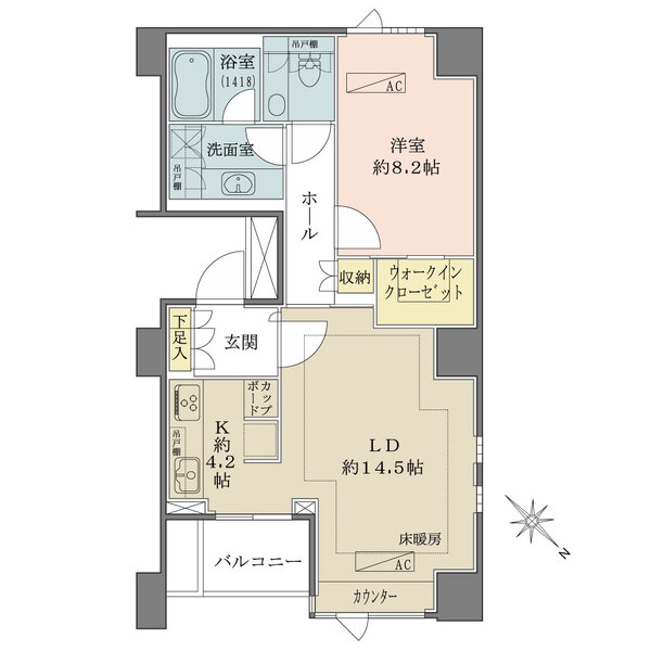 南青山テラス　常盤松フォレストの間取図
