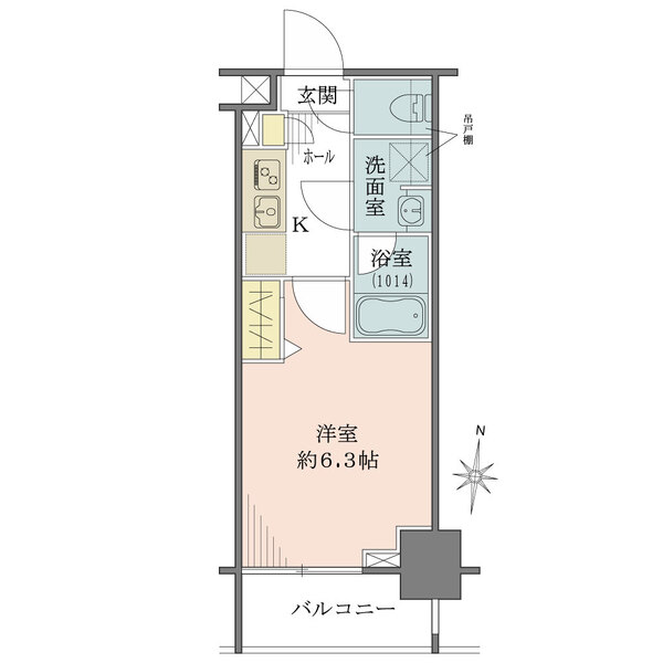 ガーラ・プレシャス渋谷六本木通りの間取図