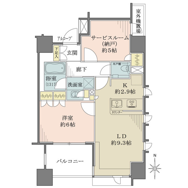 フォルム三鷹の間取図