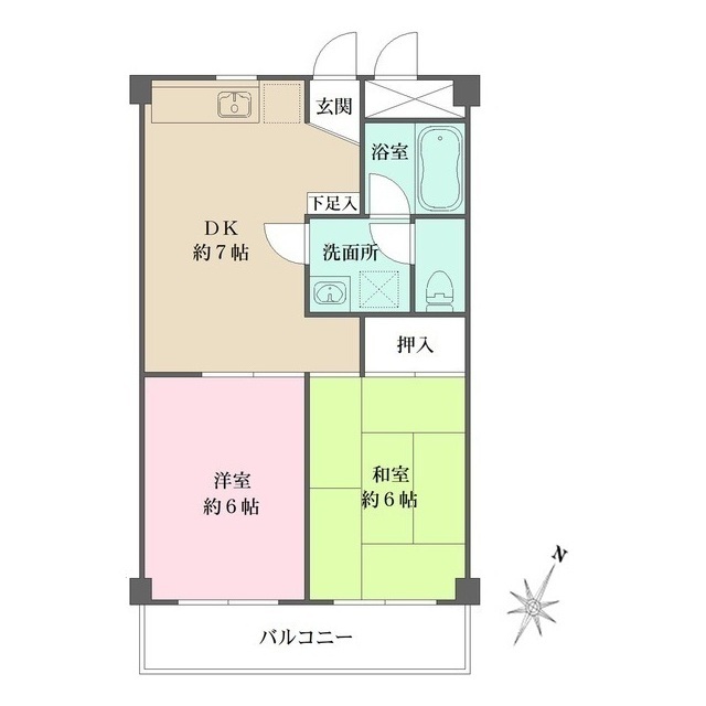 レジデンス・デューの間取図