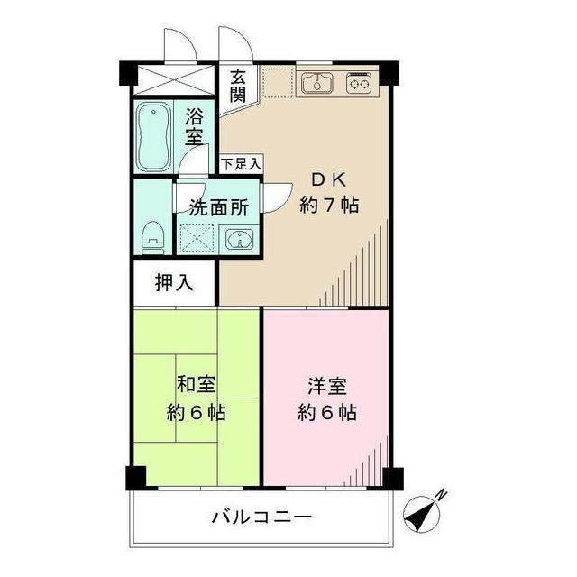 レジデンス・デューの間取図