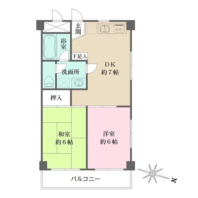レジデンス・デューの間取図