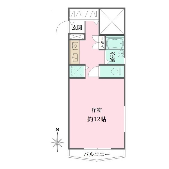 Ｃｅｒｉａ大倉山の間取図