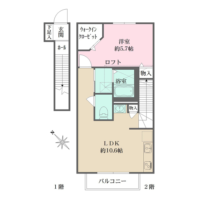 アスピレイションの間取図