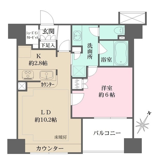 ＢＥＬＩＳＴＡ横浜の間取図