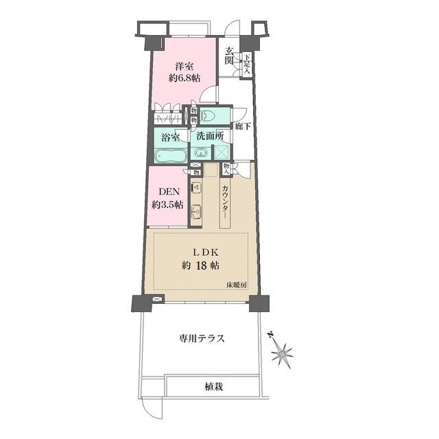 パークハウス江ノ島の間取図