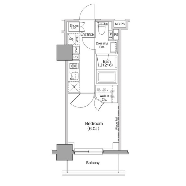 ザ・パークハビオ西横浜の間取図