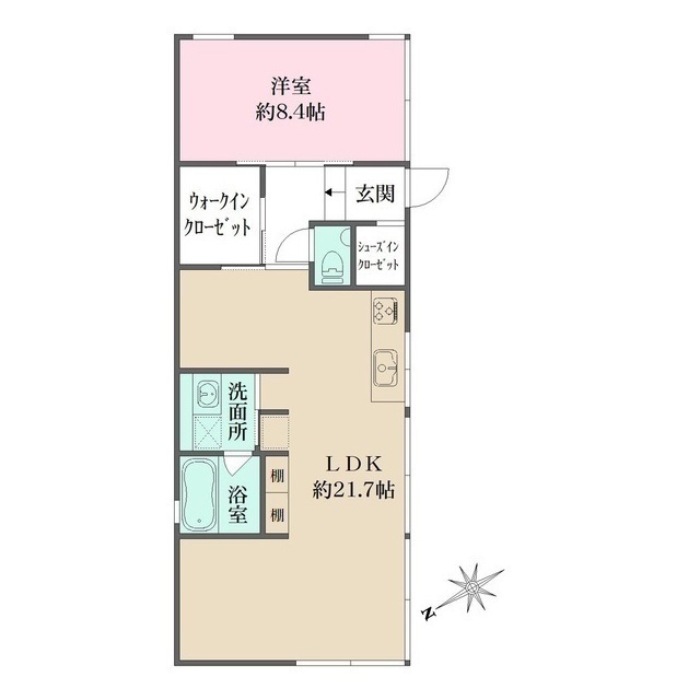 栗の木テラスの間取図