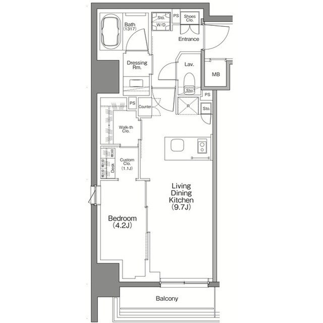 ザ・パークハビオ横浜白楽の間取図