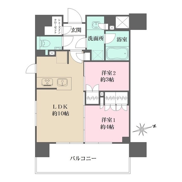 グレーシアフィット藤沢鵠沼の間取図