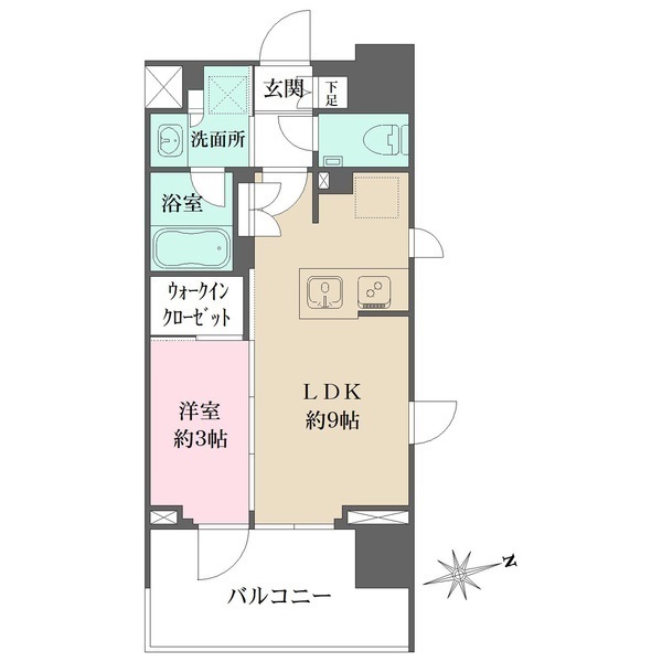 グレーシアフィット藤沢鵠沼の間取図
