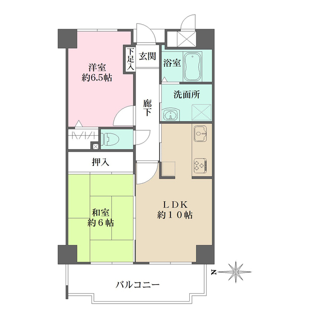 サーパス三ツ池公園Ｉの間取図