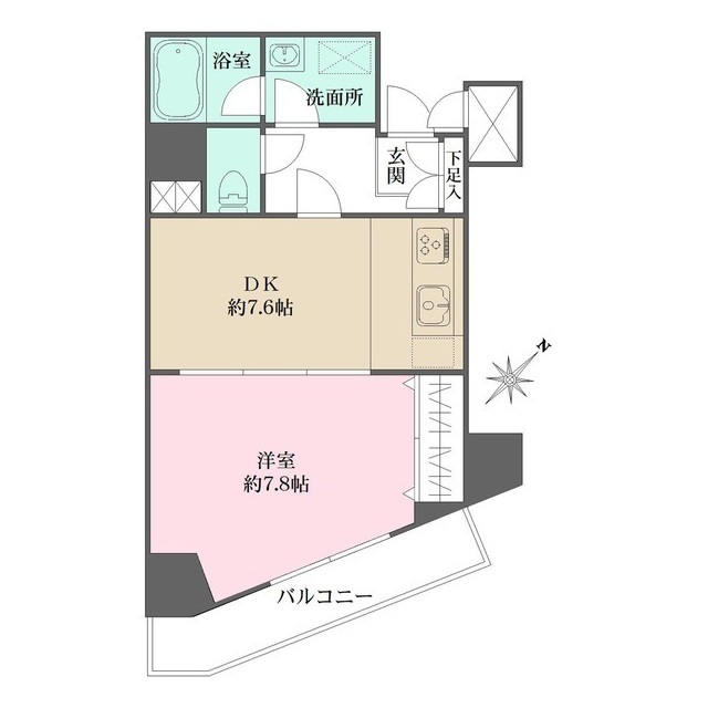 藤和氷川台コープの間取図